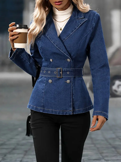 Sable – Elegant Denim Blazer