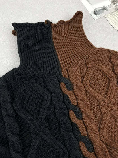 Merla - Chunky Knit Turtleneck Sweater