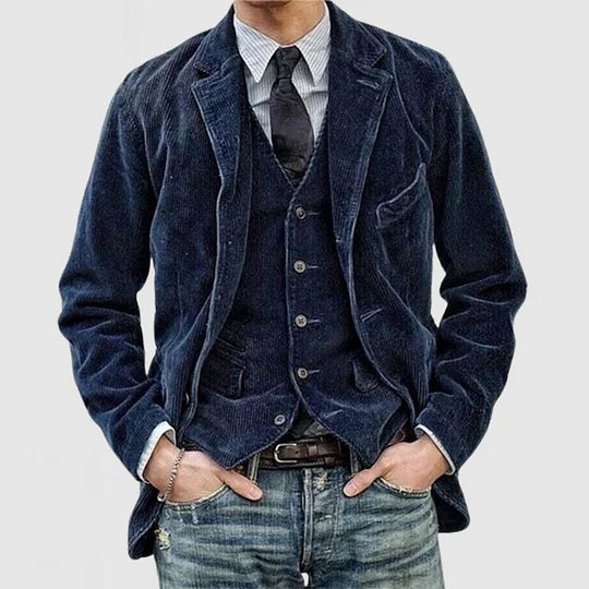 Vigil - Men's Vintage Corduroy Lapel Jacket