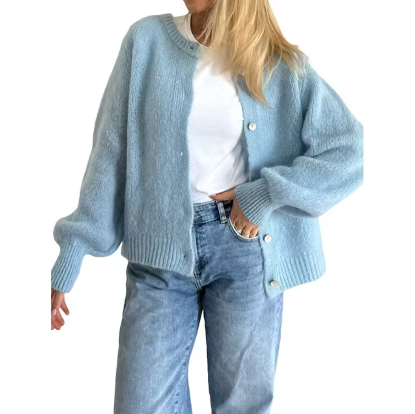 Joca – Knitted Cardigan with Button