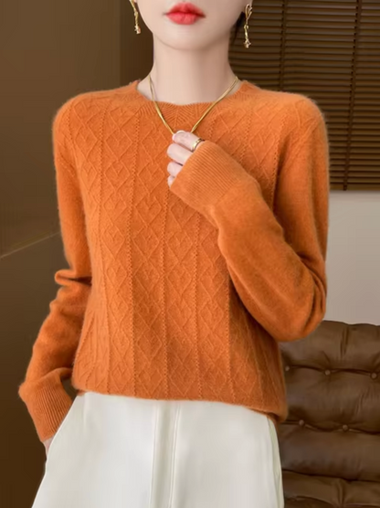 Akia – Cashmere Wool Knit Sweater