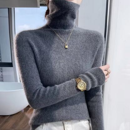 Athena – Wool and Cashmere Turtleneck Sweater