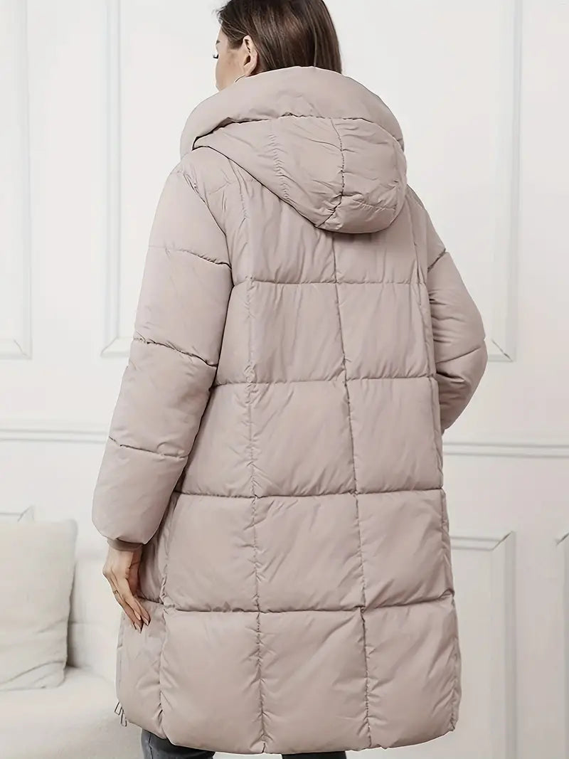 Mandy – Long Puffer Jacket with Hood