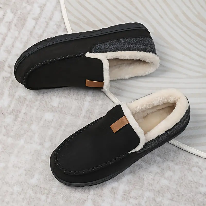 Maxell - Cozy fleece-lined loafers