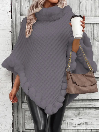 Dahlia – Poncho-style Knitted Sweater