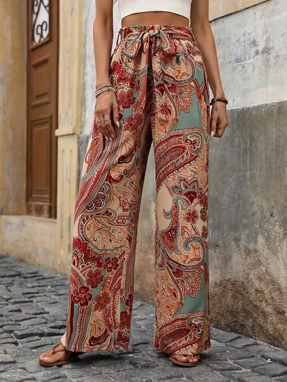 Stella - Boho Straight Leg Pants