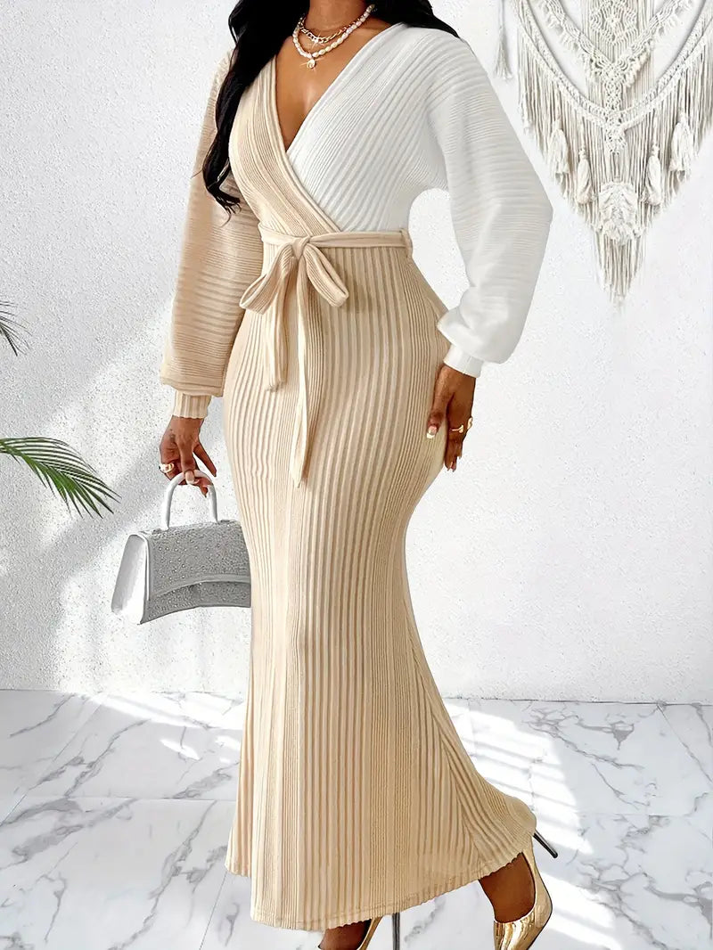 Rawiya – Elegant  Long Sleeves Maxi Dress