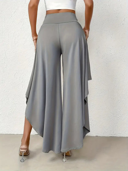 Samira – Elegant Asymmetric Hem Trousers