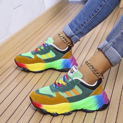 Milan – Stylish Multicolored Mesh Sneakers