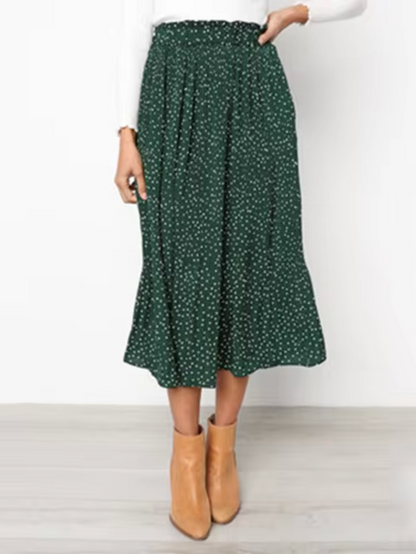 Terry - Floral Midi Skirt