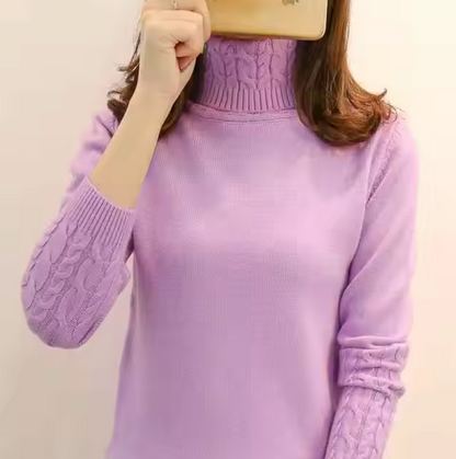 Jenna – Knitted Turtleneck Sweater