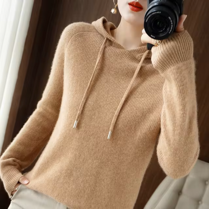 Cenna – Knitted Cashmere Hoodie