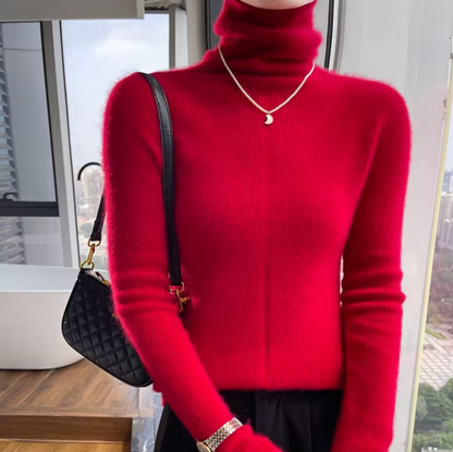 Athena – Wool and Cashmere Turtleneck Sweater