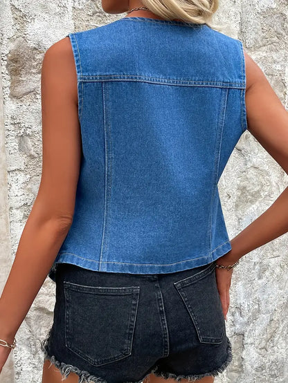 Buffy – Stylish Denim Vest