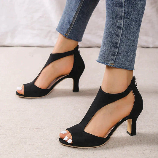 Zephyra – Stylish Open-toe Heels