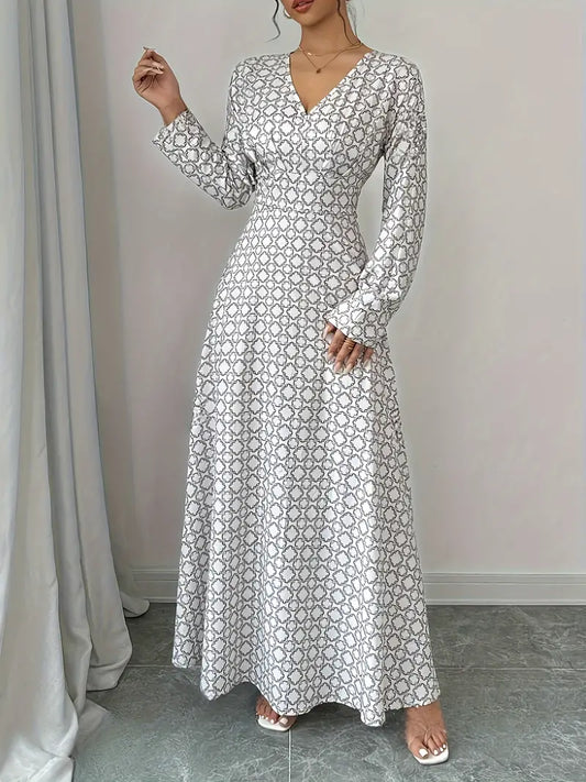 Shula – Elegant Long Sleeve Maxi Dress