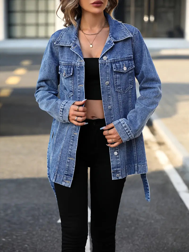 Primrose – Stylish Cotton Denim Jacket