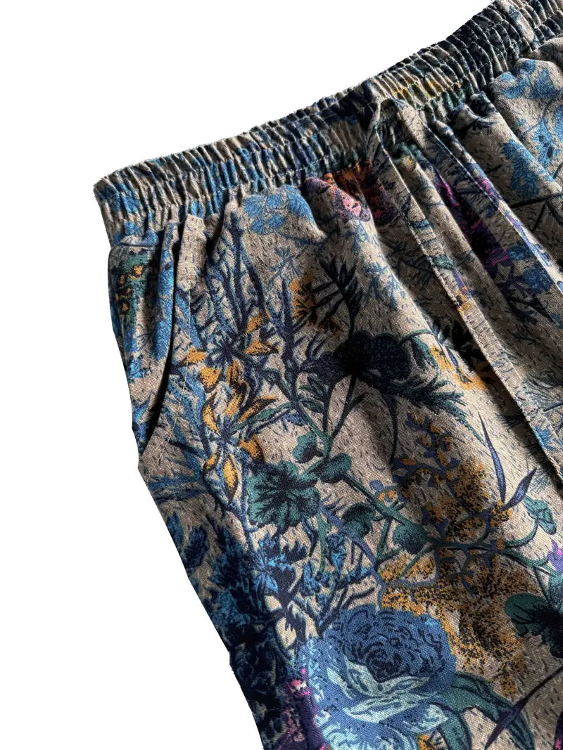 Jia - Floral Wide Leg Pants