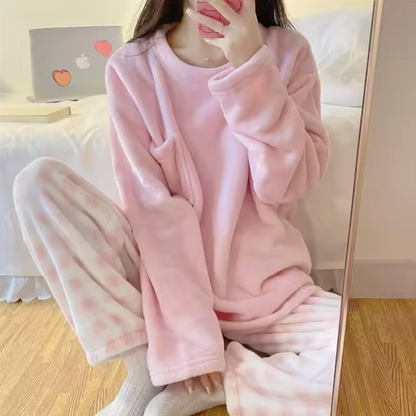 Ermina - Fleece Pajama Set