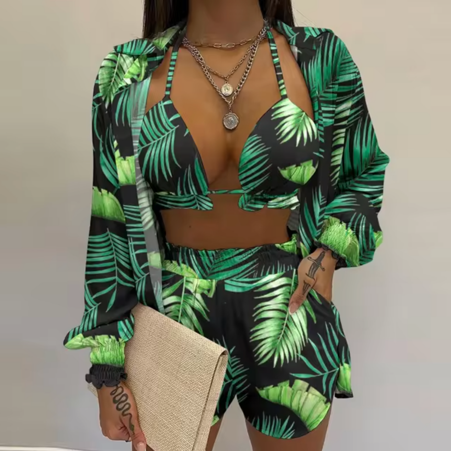 Sheena – Vibrant Print Swimwear Set