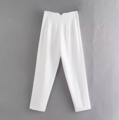 Claudette – High Waisted Cropped Pants