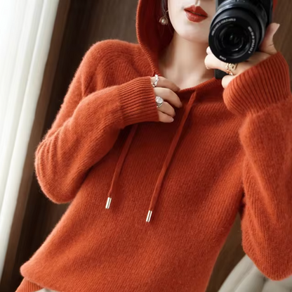 Cenna – Knitted Cashmere Hoodie