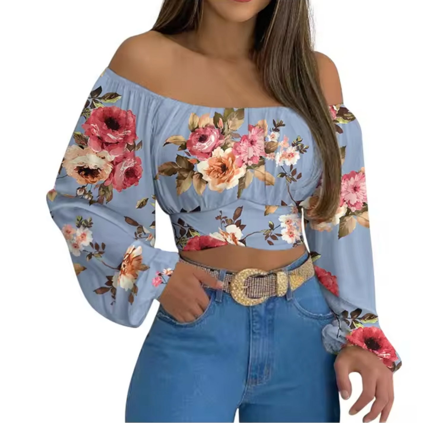 Larissa - Off Shoulder Cropped Top