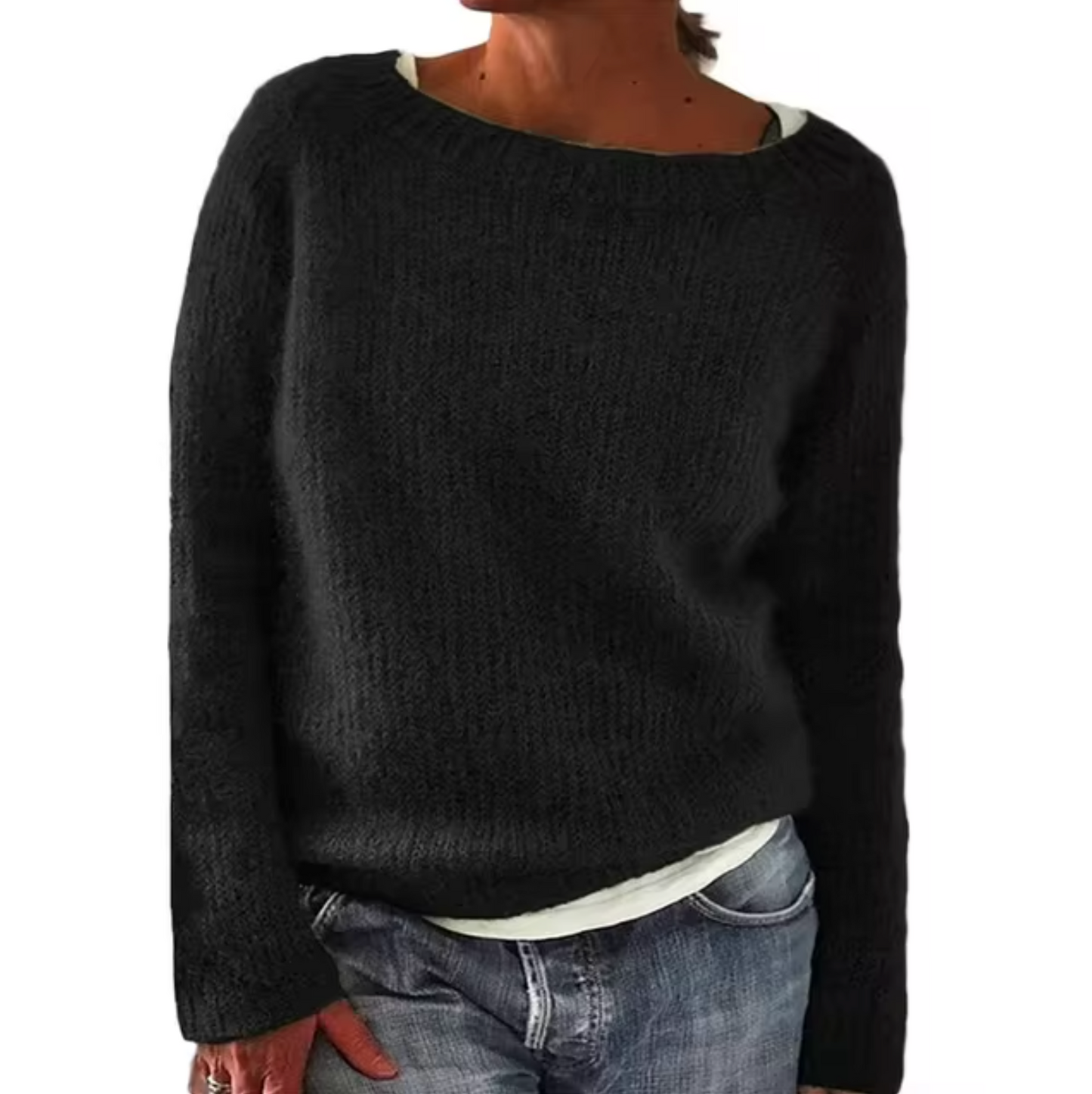 Regine – Plain Knitted Sweater