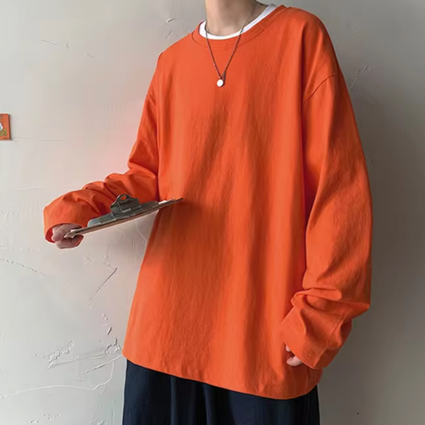 Alodia – Oversized Long Sleeve Shirt