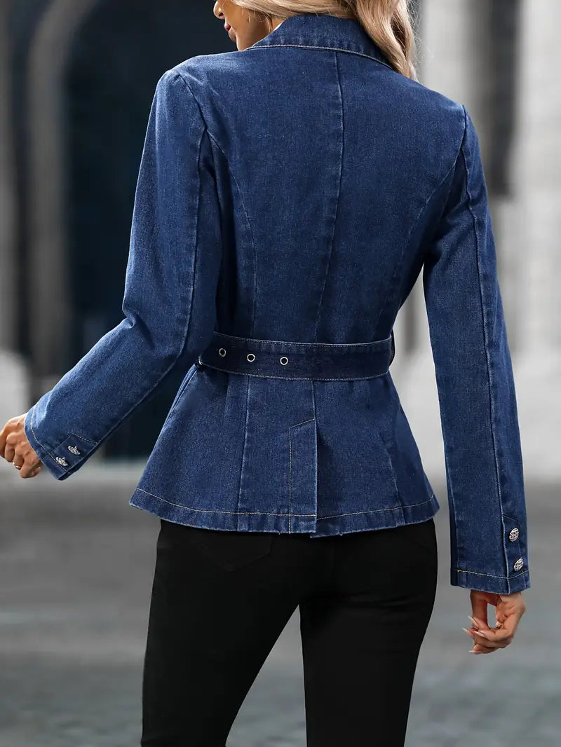 Sable – Elegant Denim Blazer