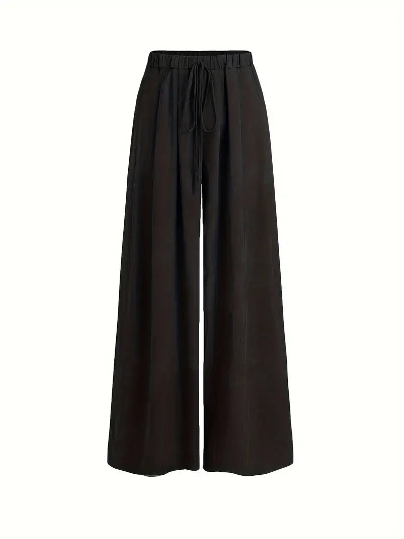 Mariam - Wide Leg Drawstring Pants