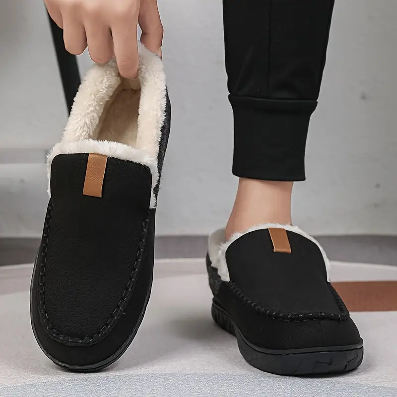 Maxell - Cozy fleece-lined loafers