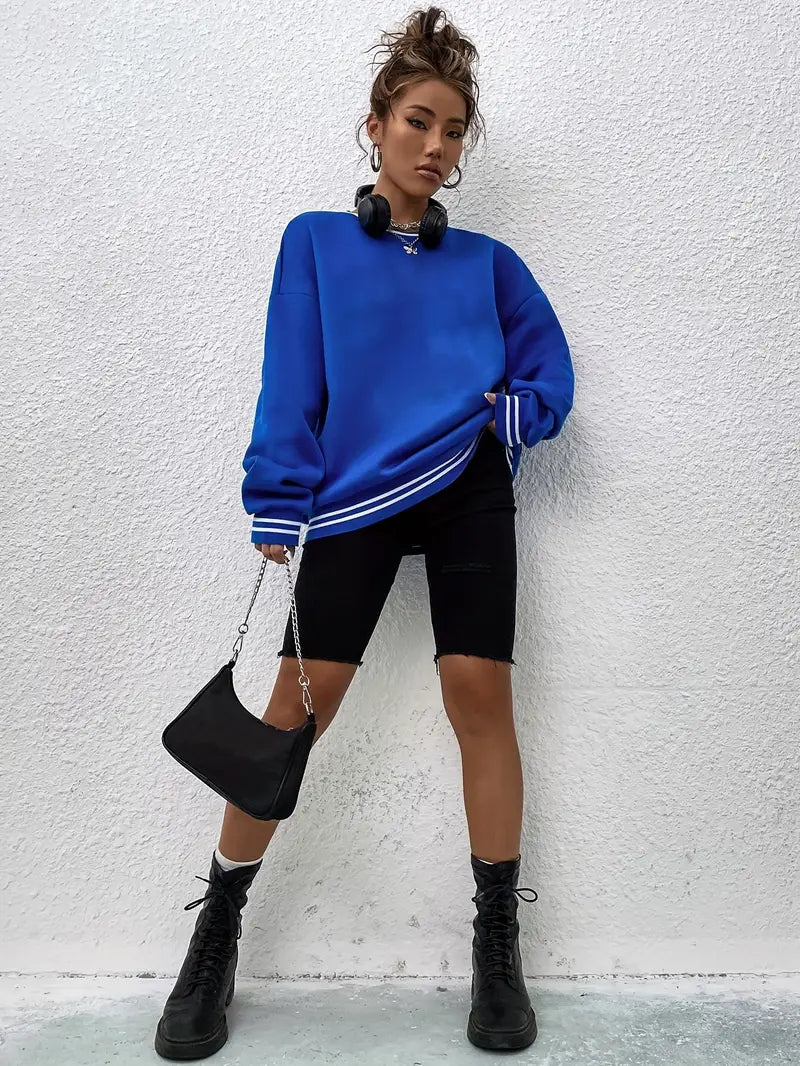 Devaki – Sporty Cotton Sweatshirt