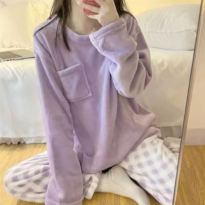 Ermina - Fleece Pajama Set