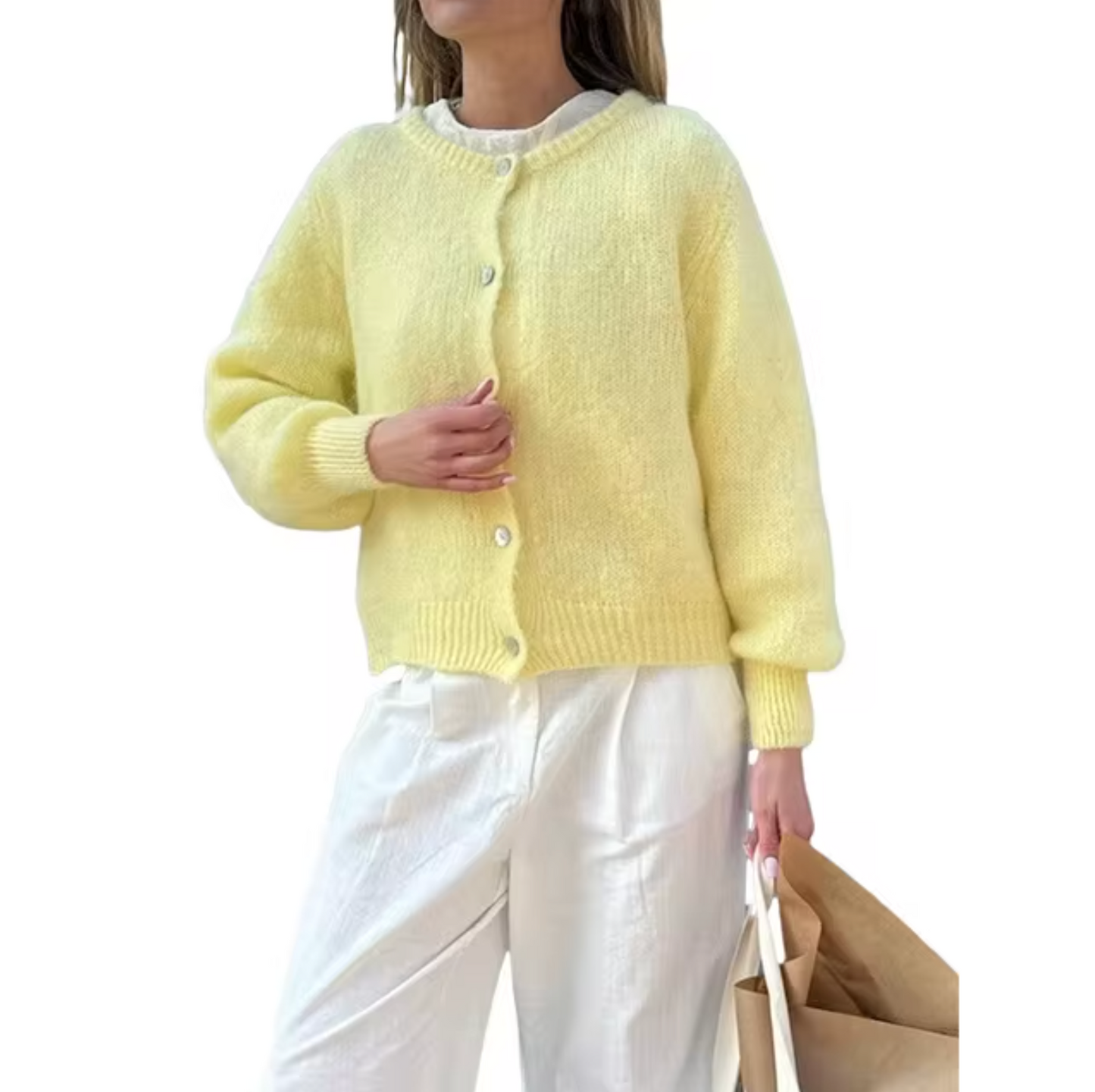 Joca – Knitted Cardigan with Button