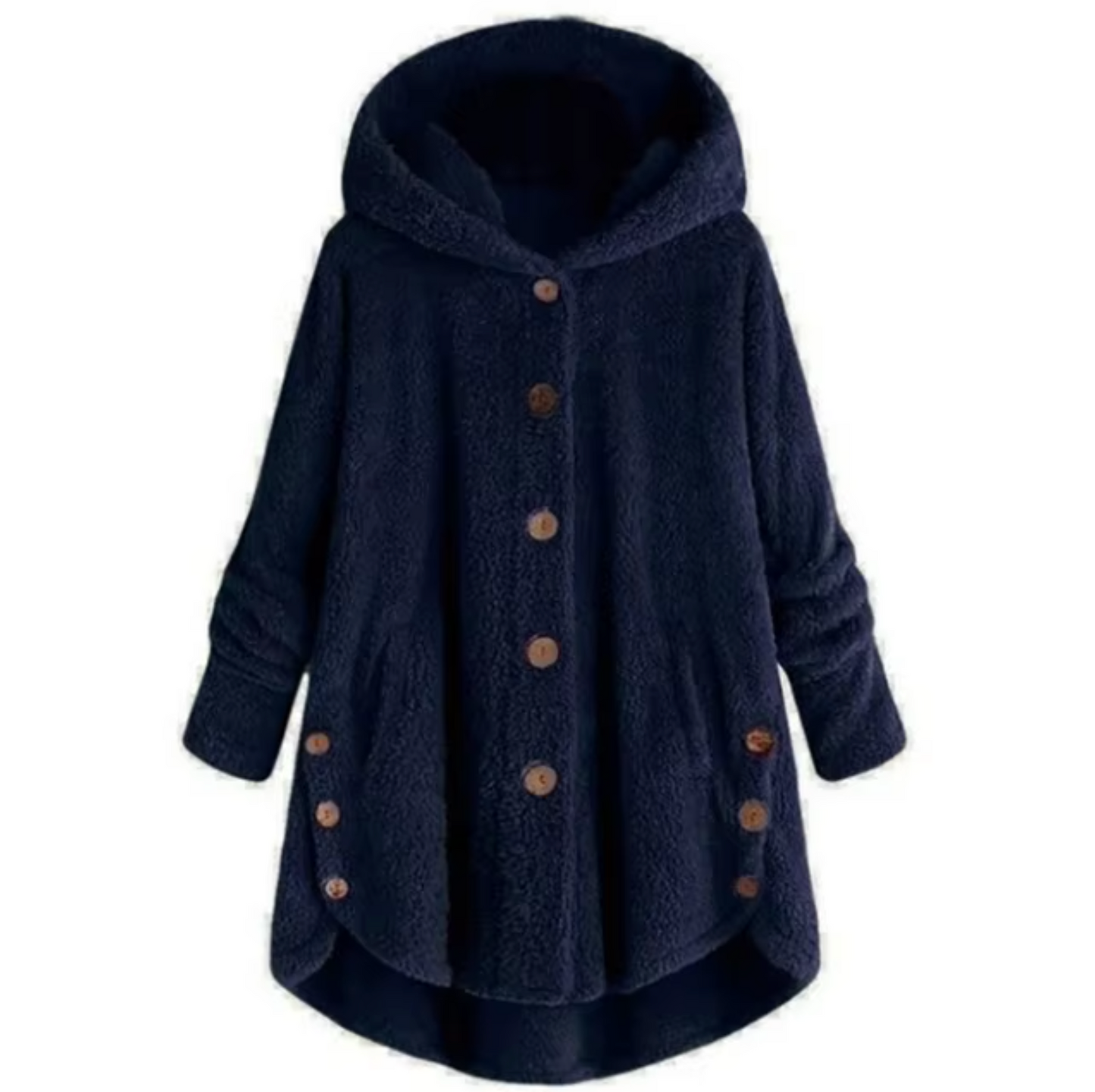 Jamila – Plush Wool Teddy Coat