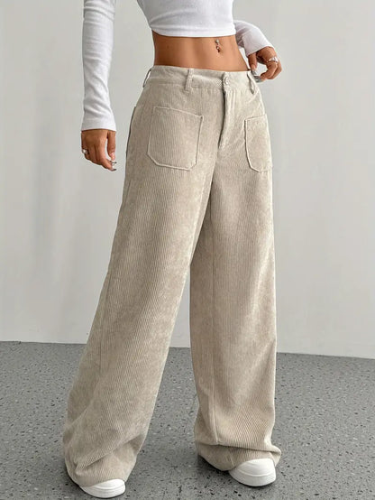 Makara – Wide-leg Corduroy Trousers