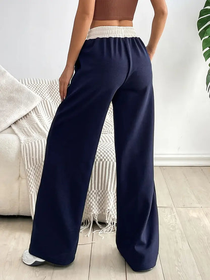 Zoey – Stretchy Wide Leg Joggers