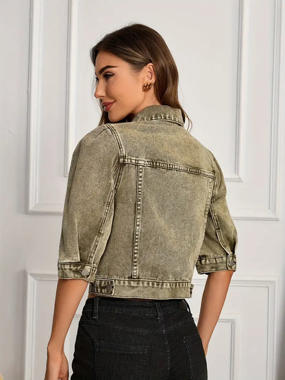 Seraphina – Short Denim Jacket