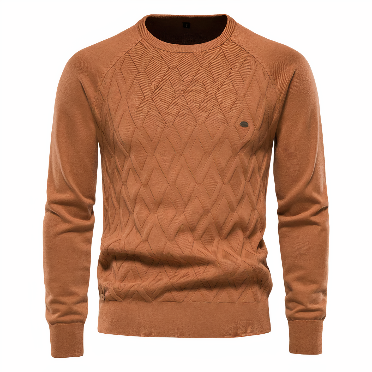 Adam - Men's diamond pattern knitted sweater