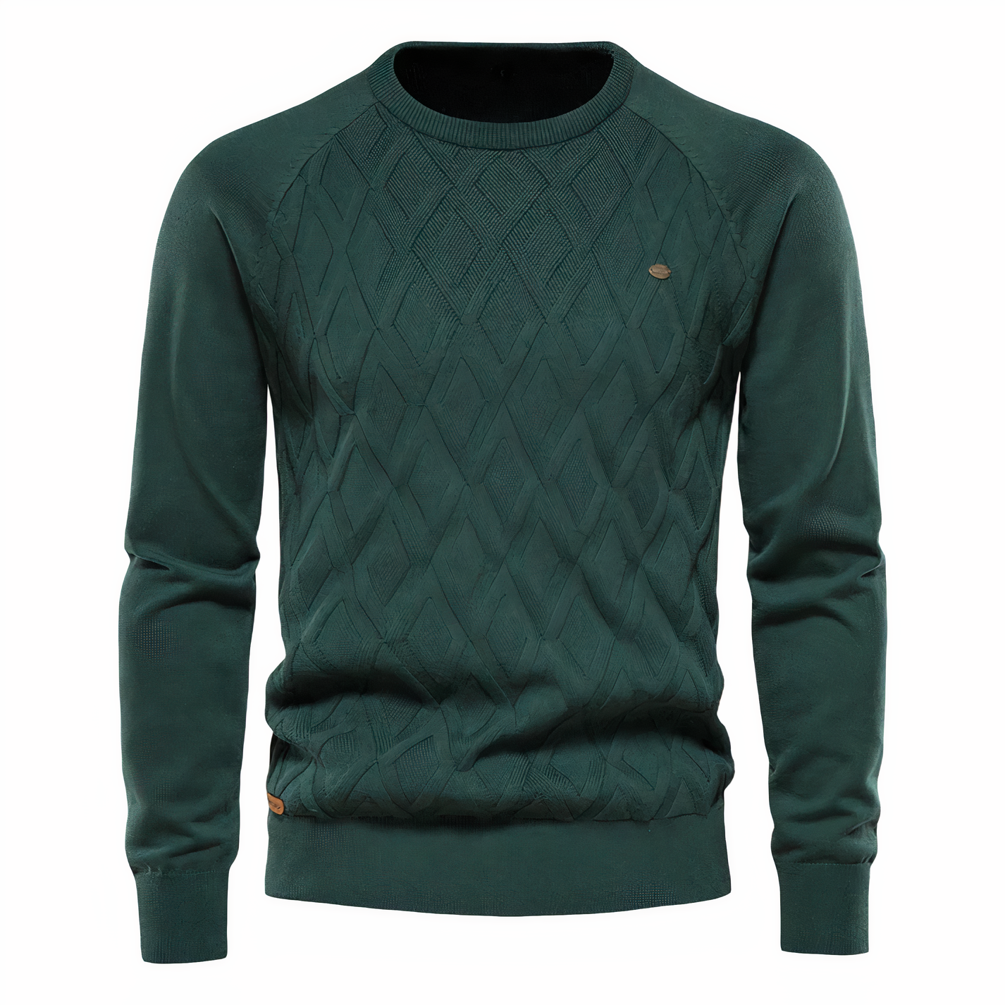 Adam - Men's diamond pattern knitted sweater