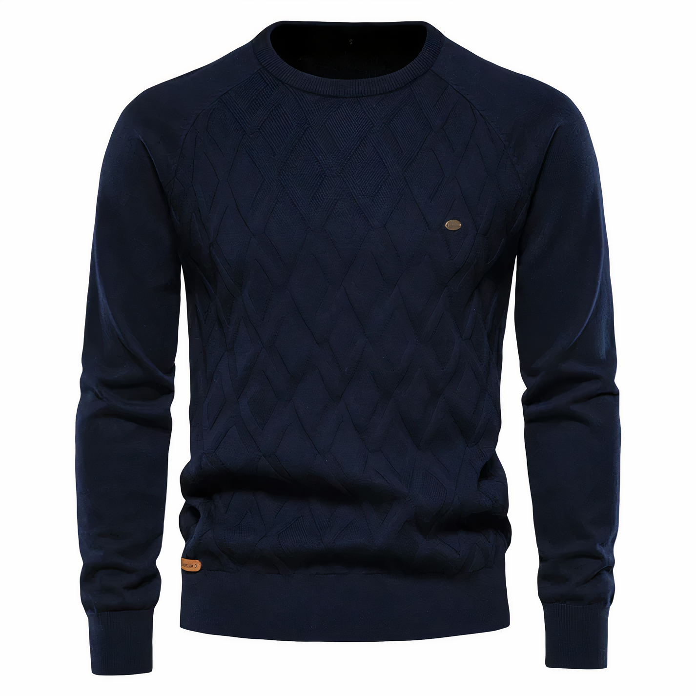 Adam - Men's diamond pattern knitted sweater