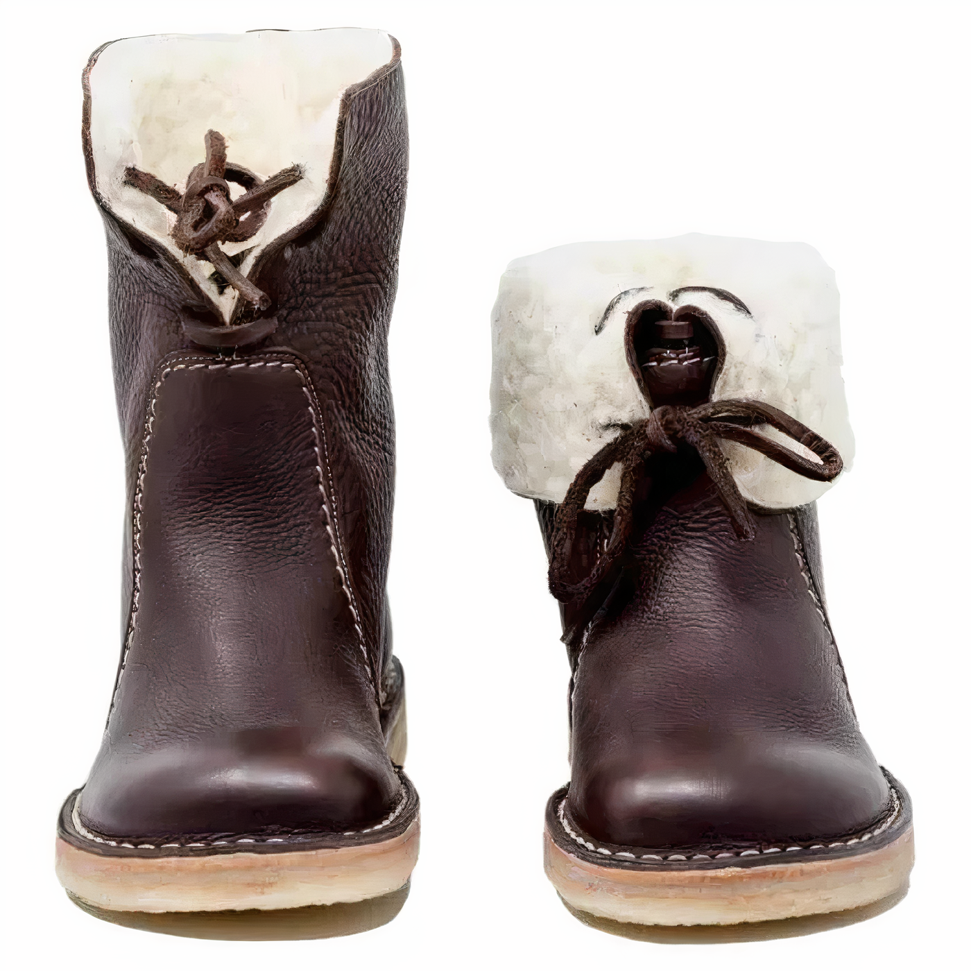 Andrea - Leather Snow Boots