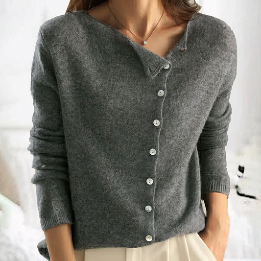 Arleth - Elegant cardigan with button closure