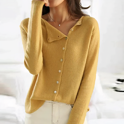 Arleth - Elegant cardigan with button closure