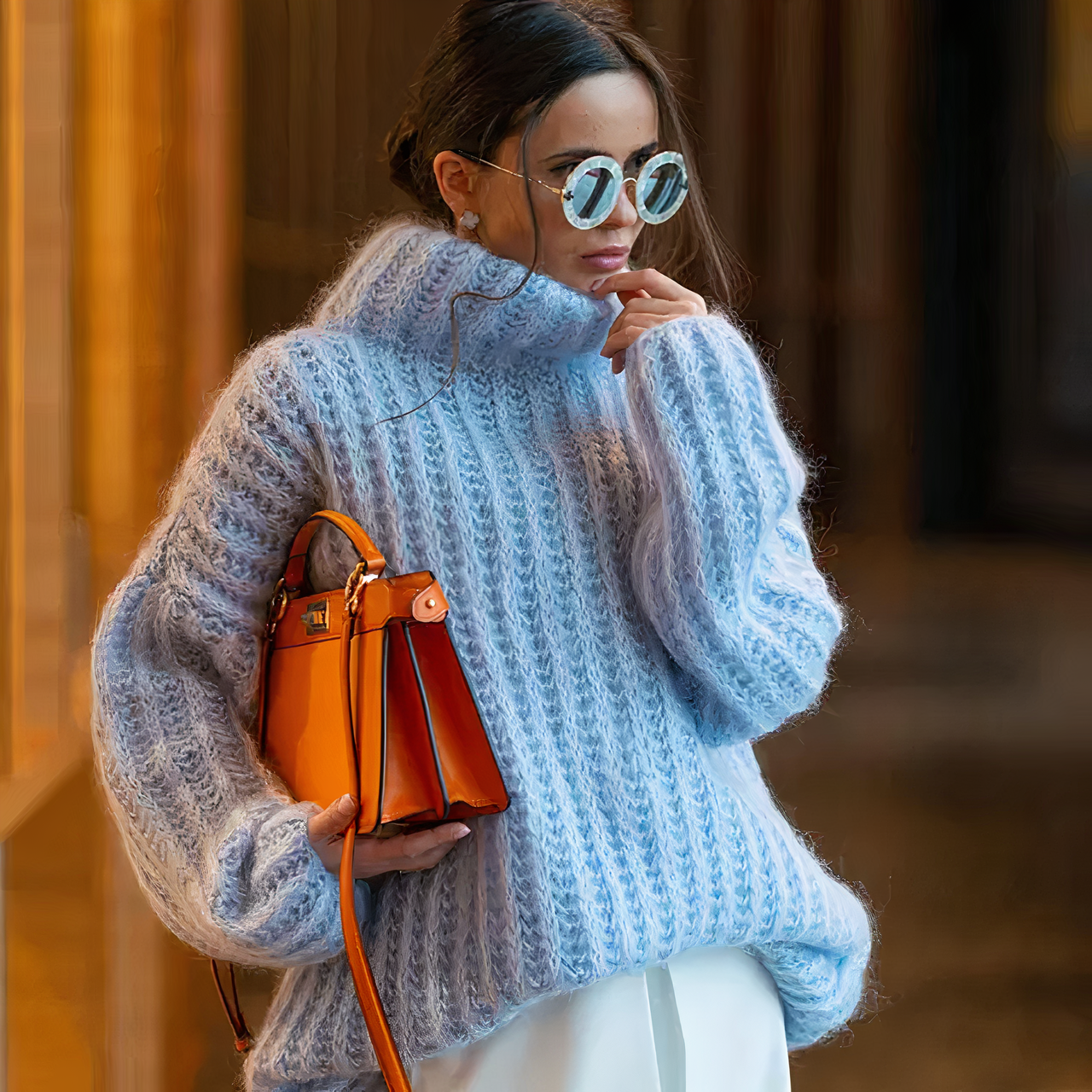 Brianna - Fluffy Knitted Sweater