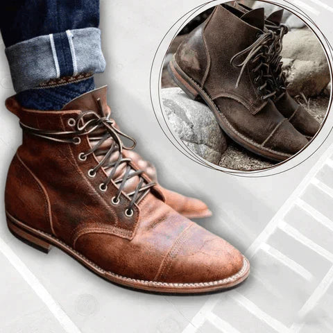 Mateo – Rugged Leather Boots