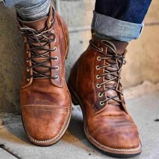 Volker - Elegant leather boots for men