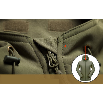 Dawson - Waterproof Army Jacket with Hood