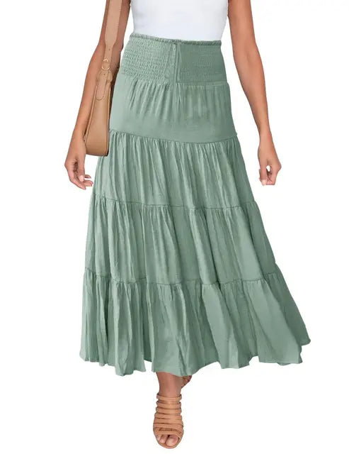 Rayna - Tiered Ruffle Maxi Dress